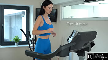 Big-boobed Simon Kitty gets the ultimate fuck-a-thon workout session on treadmill with boyfriend- S17:E5